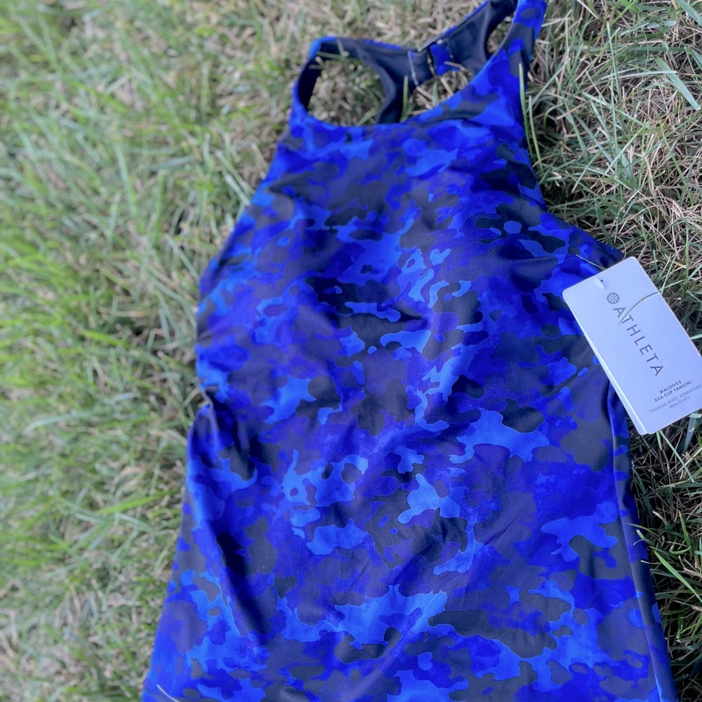 NWT Athleta Tankini Top 36 B/C